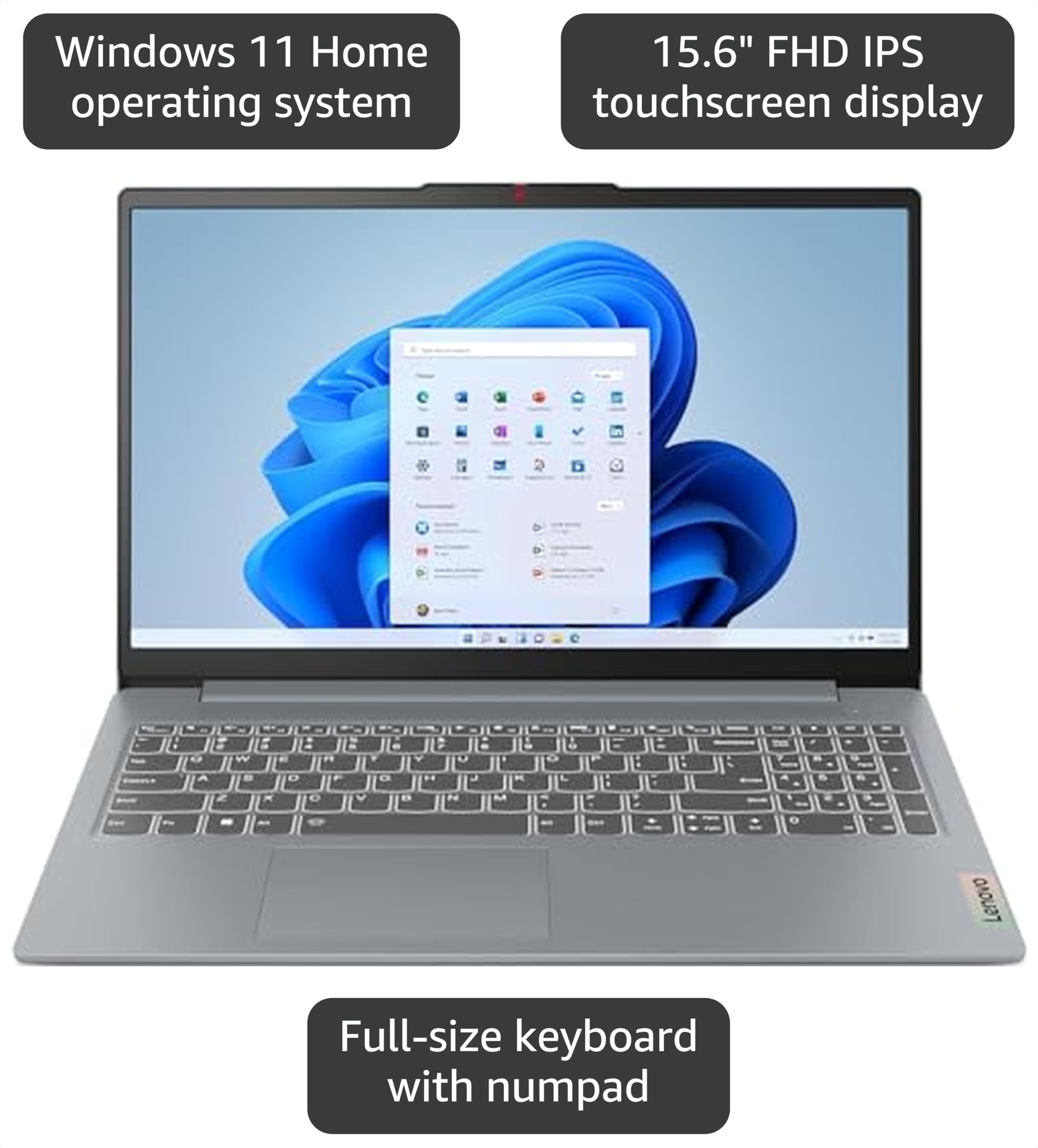 Amazon.com: Lenovo 2025 IdeaPad Slim 3 15.6” FHD IPS Touchscreen